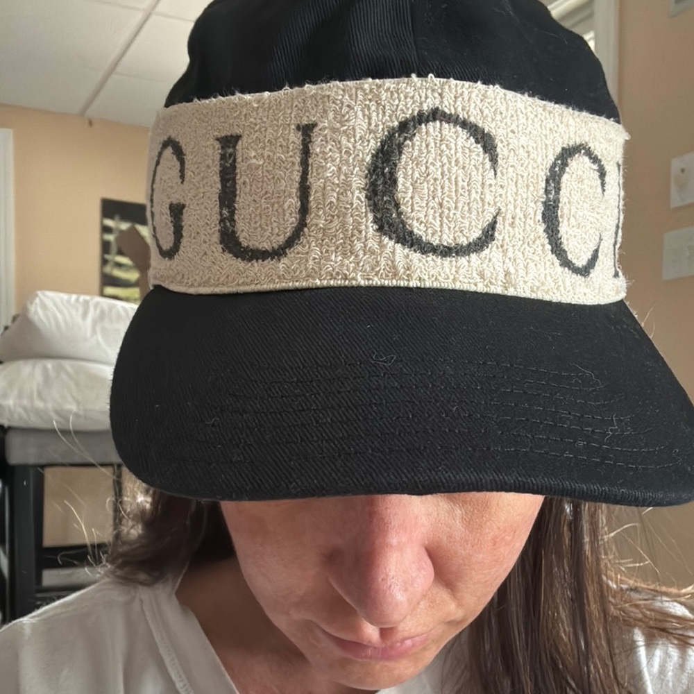 Gucci Black and Cream Women's Cap